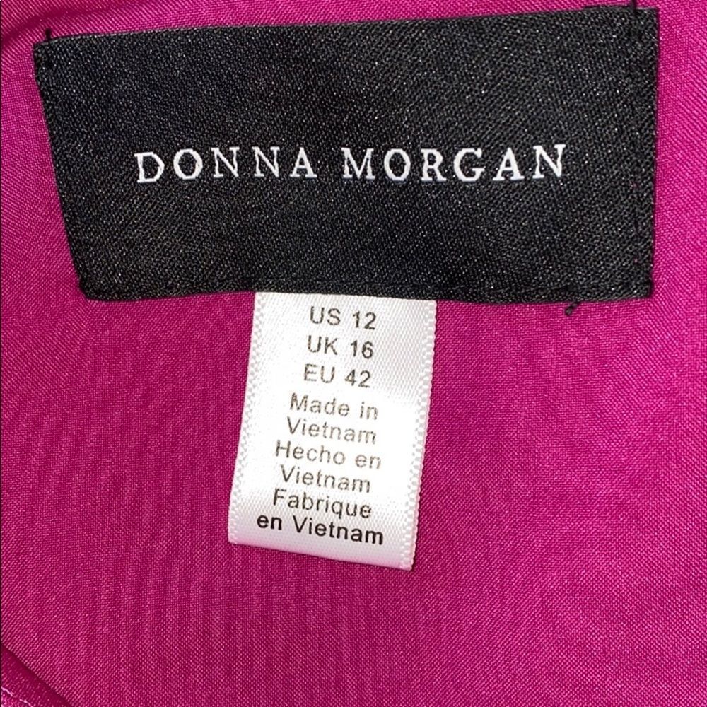 Donna Morgan Raspberry Size 12 Dress - Picture 6 of 7